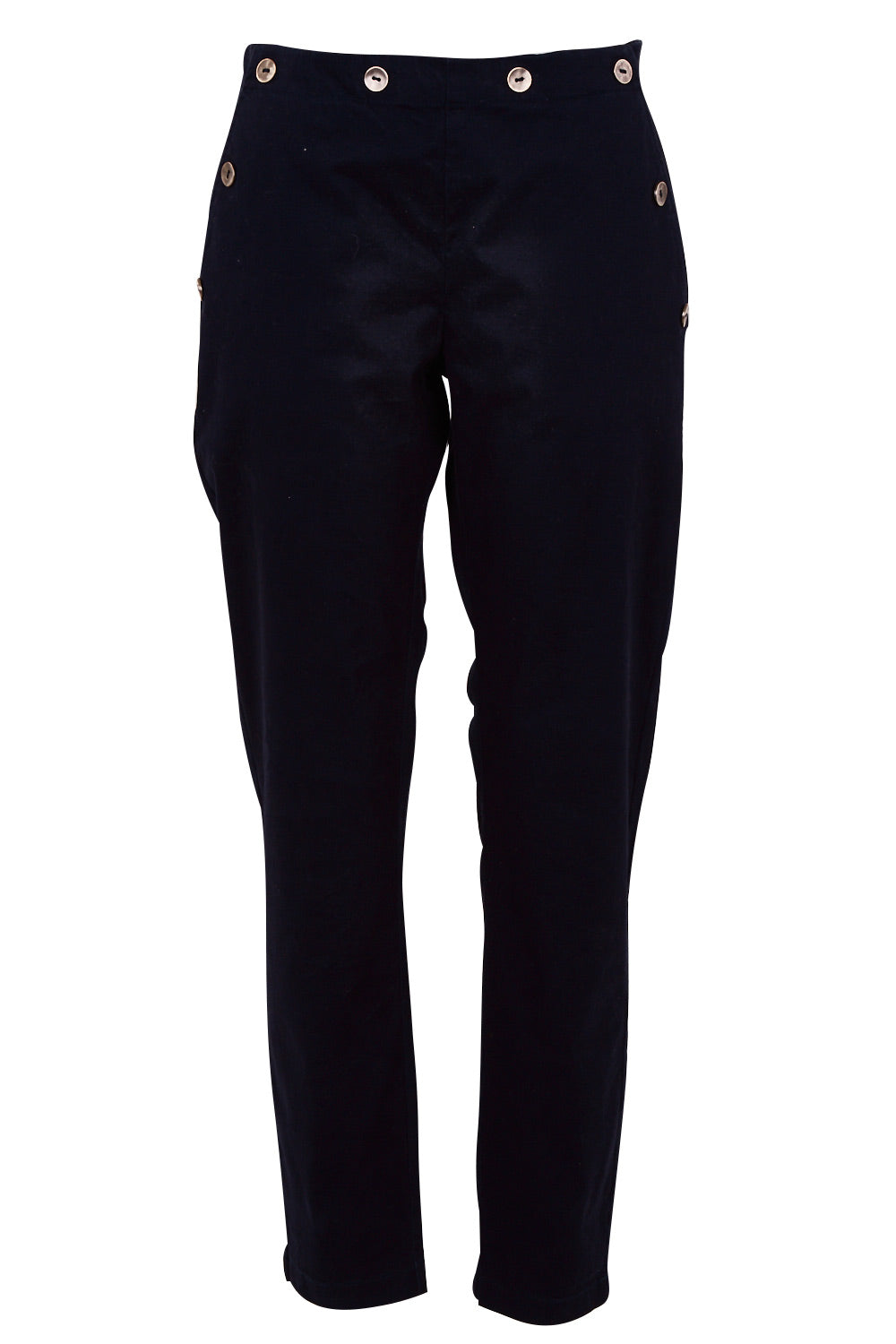 Product shot of the Sailor Pants in colour Sailor (Black), from the front