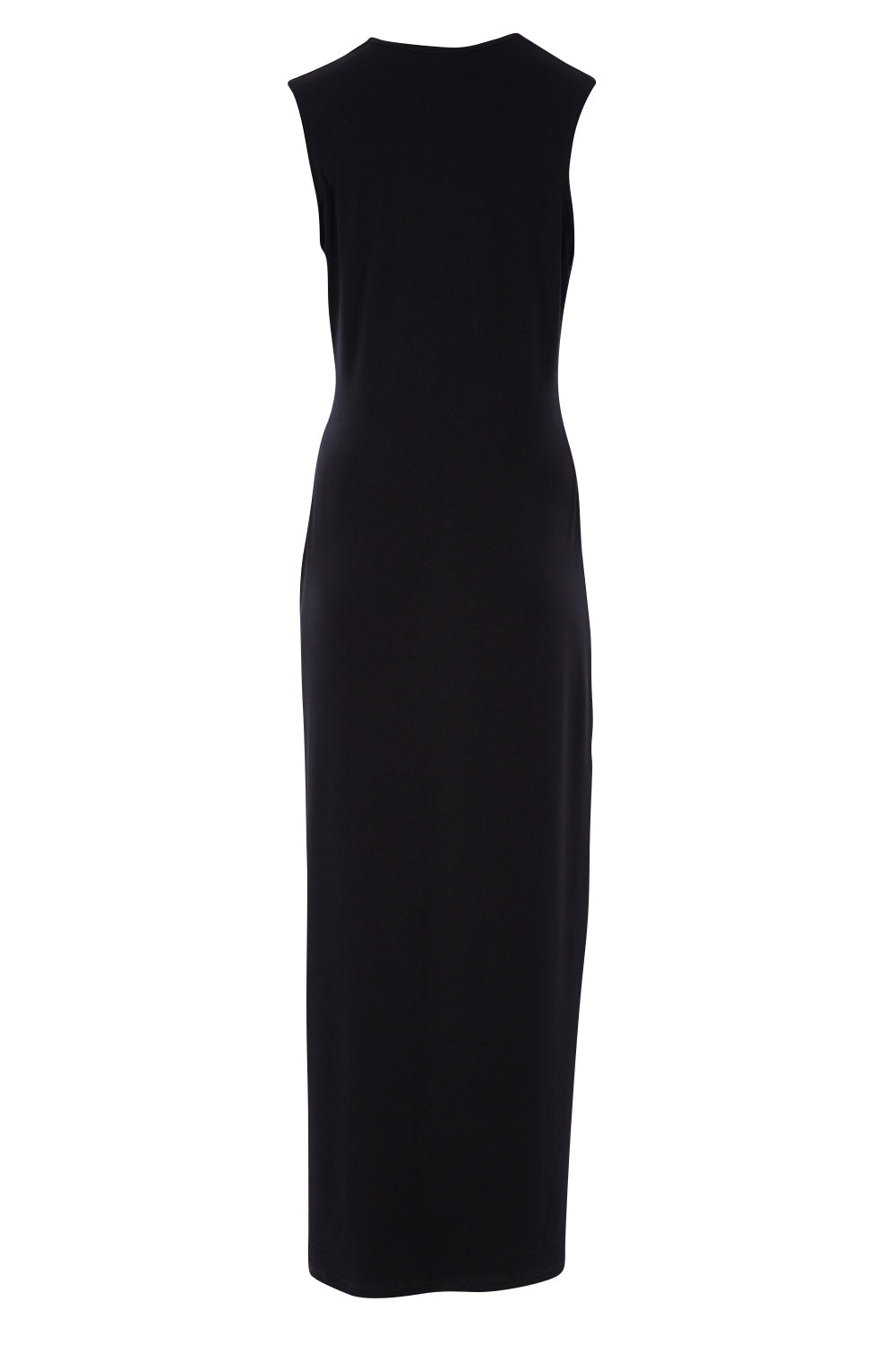 Product shot of the Elisha Dress in colour Black (Black), from the back