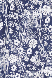 Product shot of the Cappadocia Organic Cotton Sleeveless Dress in colour Mix (Blue), detail