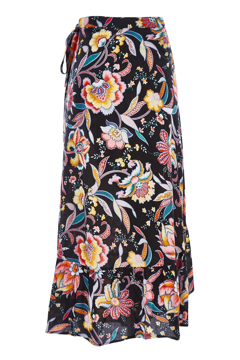 Product shot of the Ole Skirt in colour Castro (Black), from the back