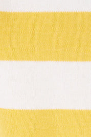 Product shot of the Meadow Sweet Jumper in colour Yellow, detail