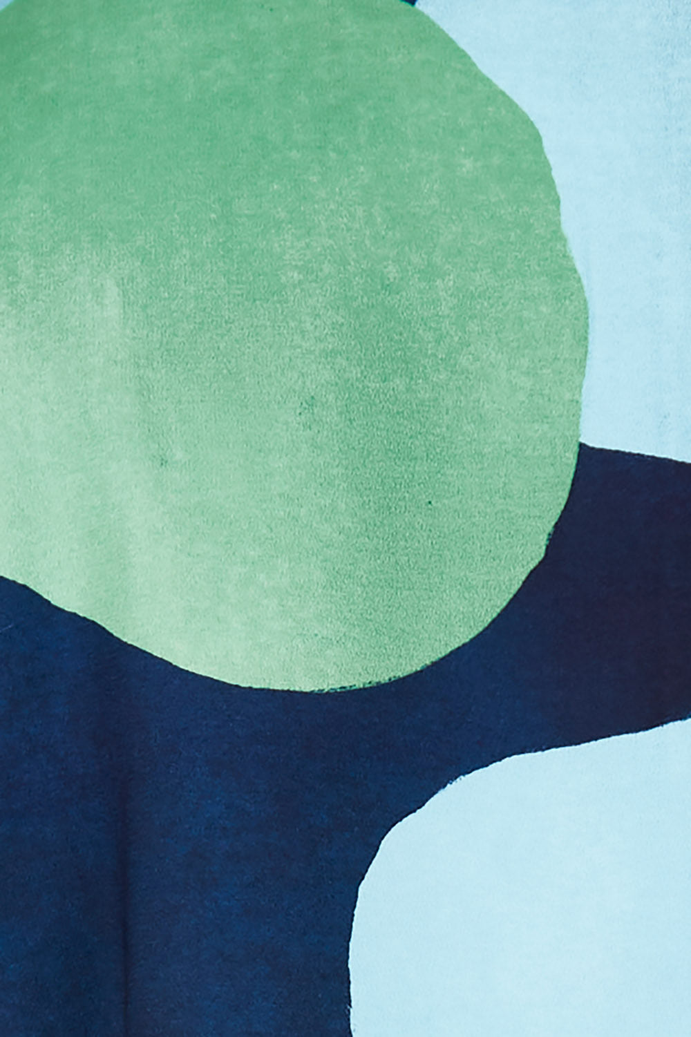 Product shot of the Foralskad Dress in colour Lilyblue (Blue), detail