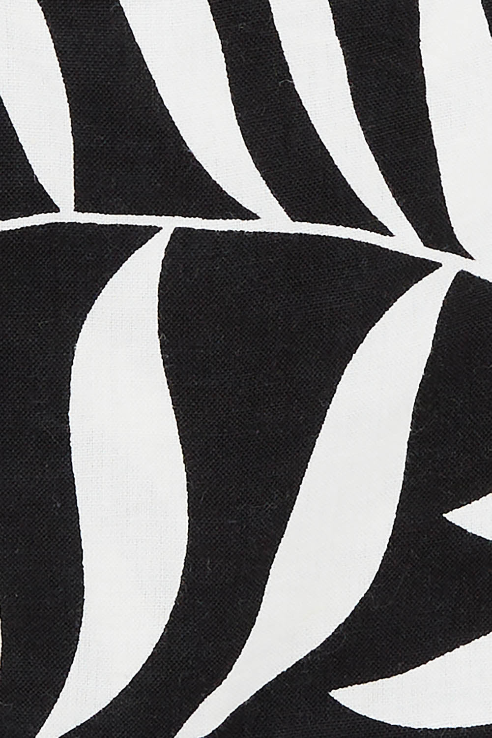 Product shot of the Stella Print Pant in colour Vines (Black), detail