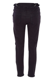 Product shot of the Jogger Jean in colour Black (Black), from the back