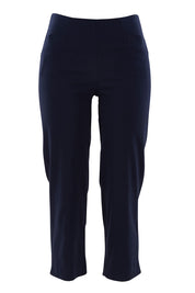 Product shot of the Zara Pant in colour Navy (Blue), from the front