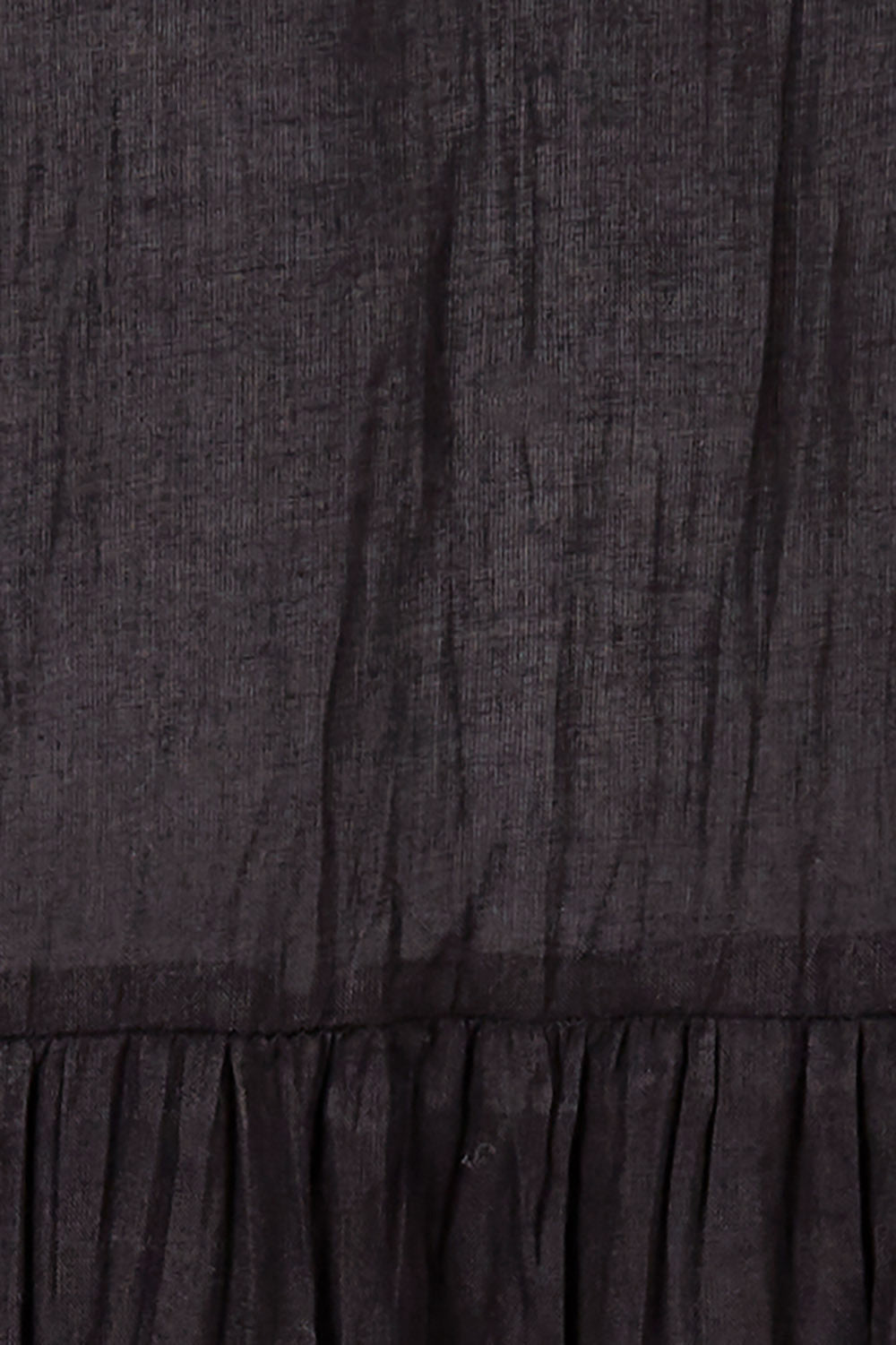 Product shot of the Zeta Dress in colour Black (Black), detail