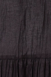 Product shot of the Zeta Dress in colour Black (Black), detail