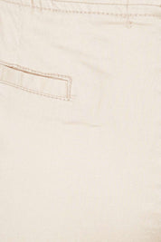 Product shot of the Harlow Cargo Jogger in colour Beige, detail
