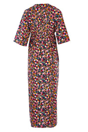 Product shot of the Gypsy Dress in colour Honshu (Black), from the back