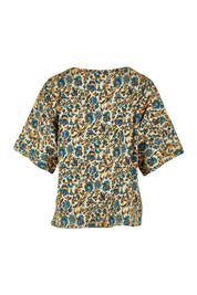 Product shot of the Ruth Reversible Top in colour Geneva, from the back
