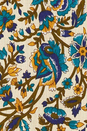 Product shot of the Ruth Reversible Top in colour Geneva, detail