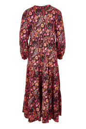 Product shot of the Dehli Dress in colour Chelsea, from the back