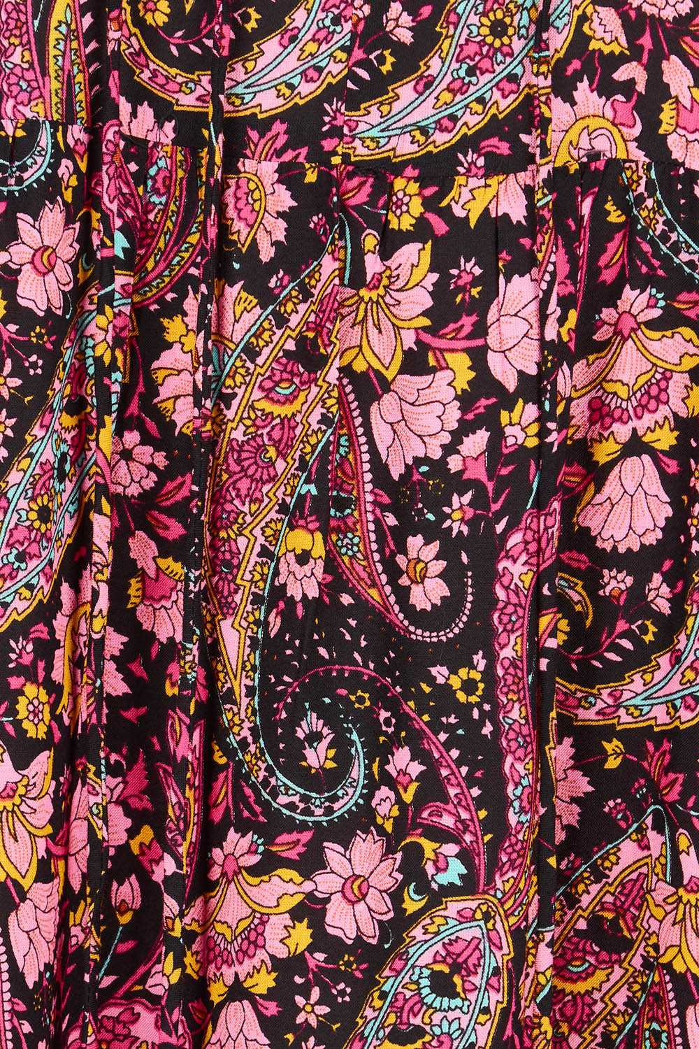Product shot of the Dehli Dress in colour Chelsea, detail