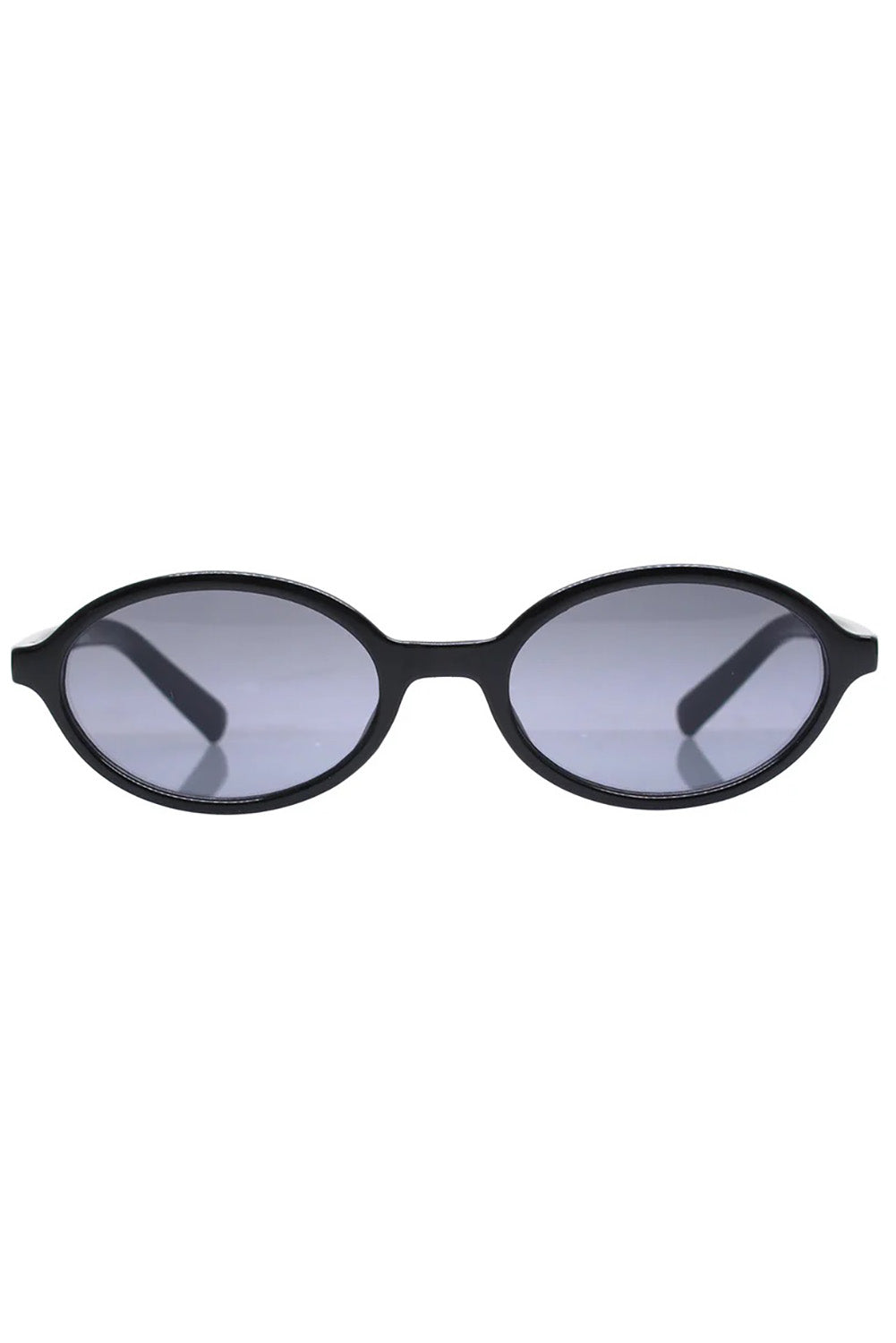 Product shot of The Bessette Sunglasses in colour Black (Black), from the front