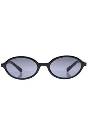 Product shot of The Bessette Sunglasses in colour Black (Black), from the front