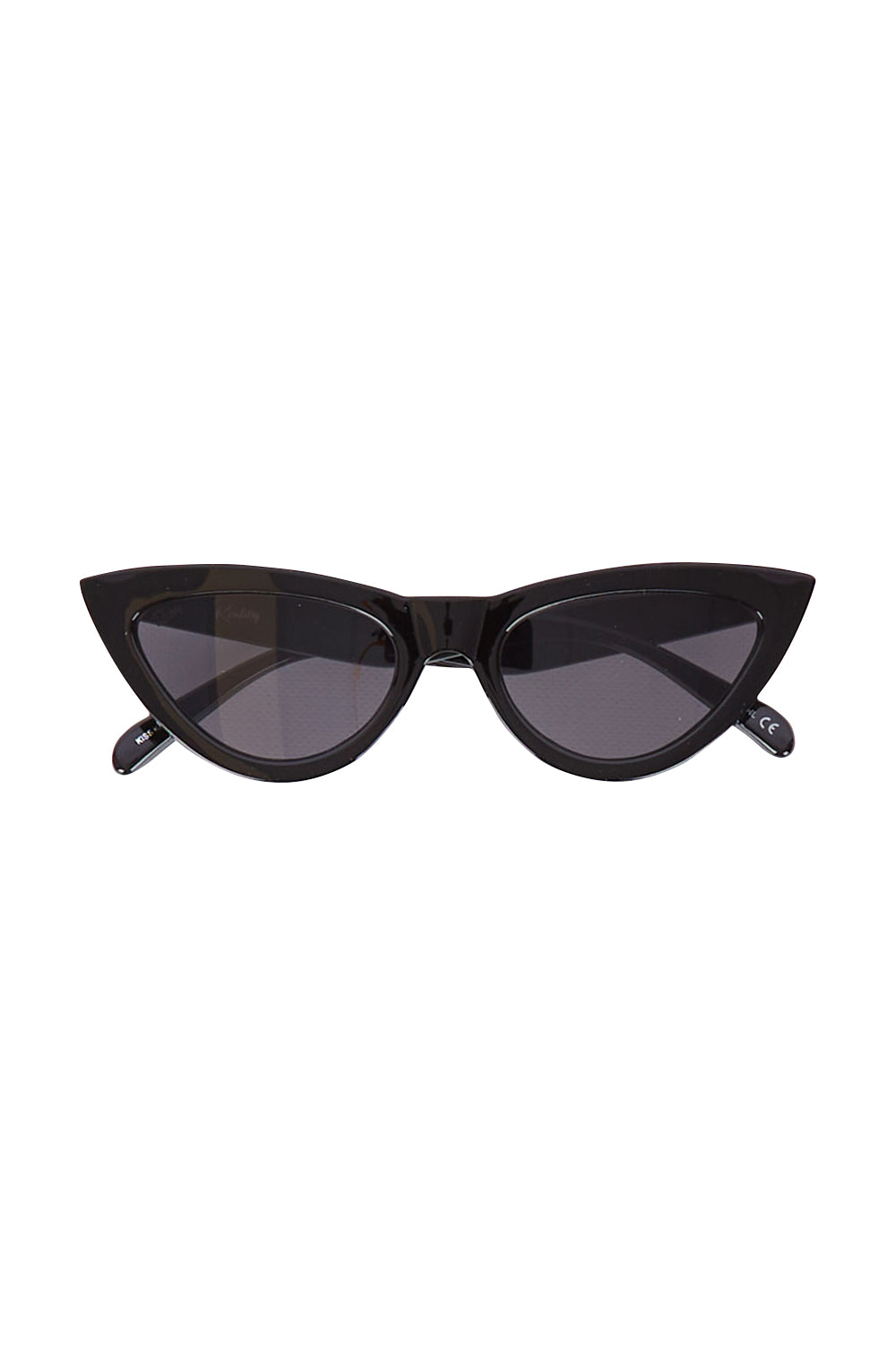 Product shot of the Kiss Kiss Sunglasses in colour Black (Black), from the front
