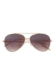 Product shot of the Mr Chips Sunglasses in colour RoseGold (Metallics), from the front