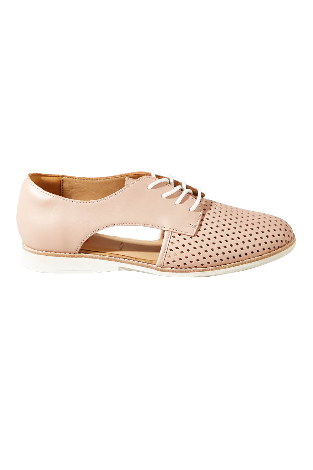Product shot of the Sidecut Punch in colour Chalkpink (Pink), from the front