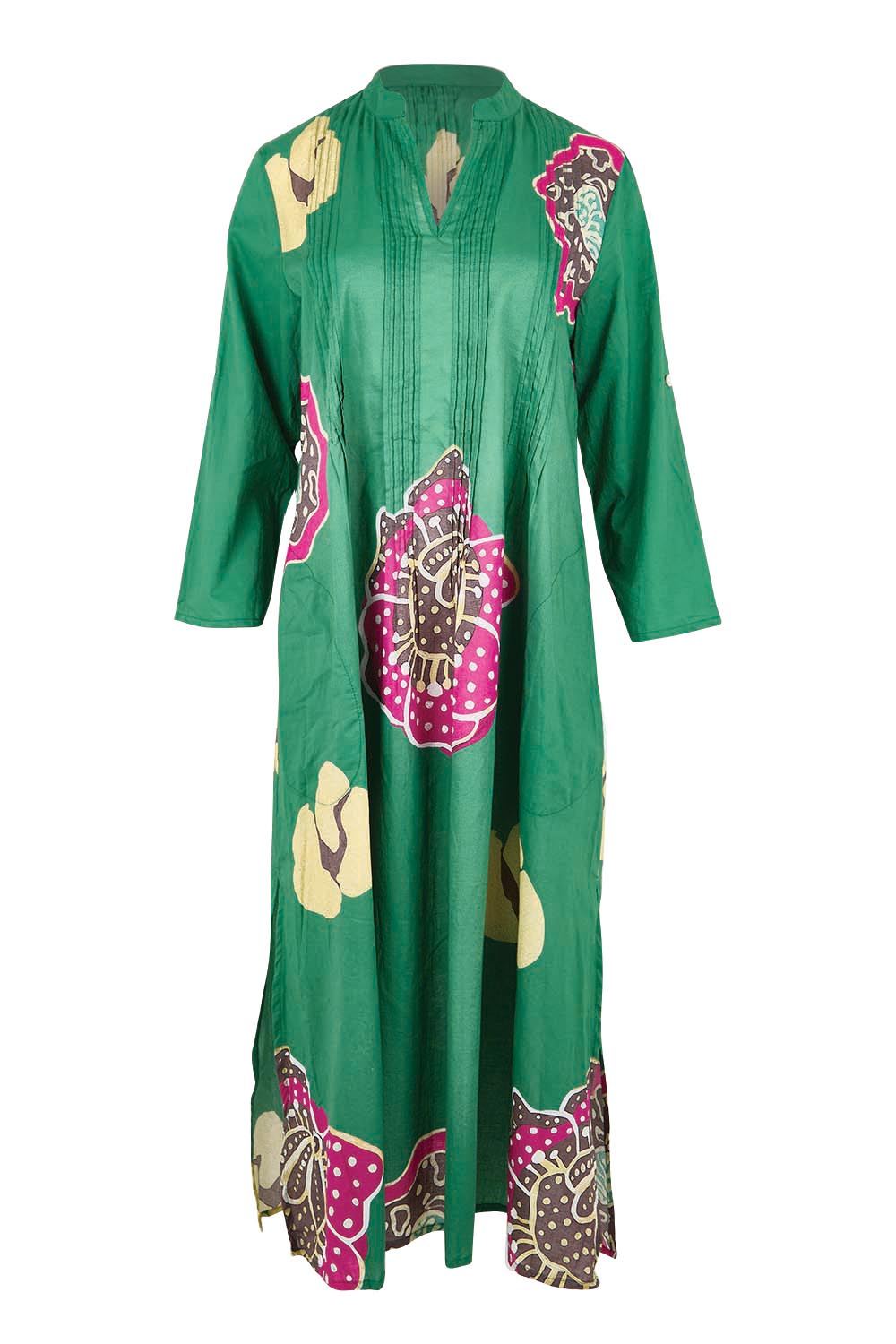 Product shot of the Batik Maxi Dress – Print in colour Print, from the front