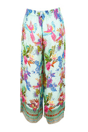 Product shot of the Caatinga Pant in colour Mint (Green), from the back