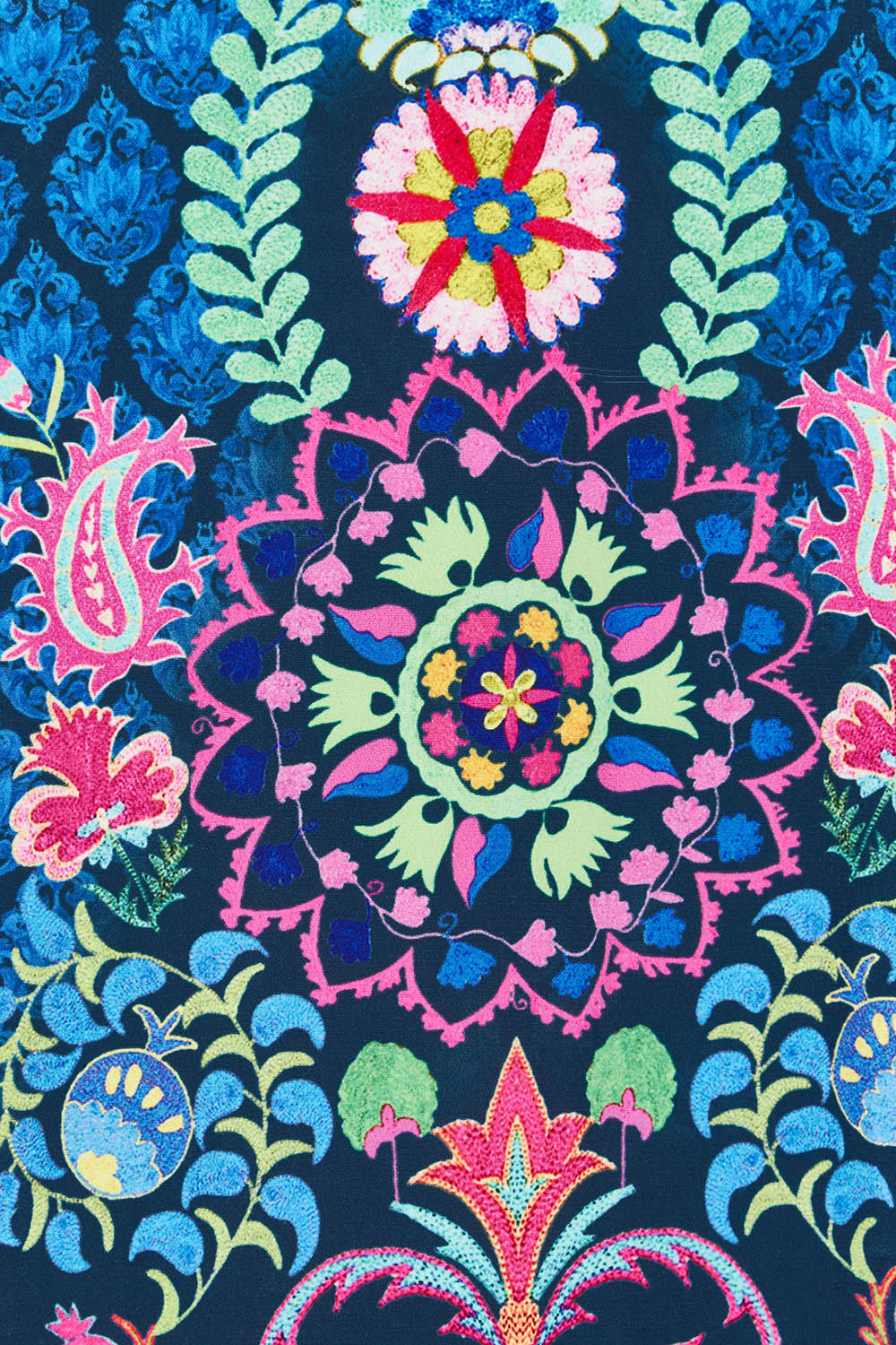 Product shot of the Camilla Jacket in colour Blue (Blue), detail