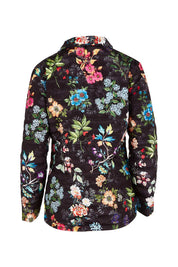Product shot of the Evergreen Puffer in colour Black (Black), from the back