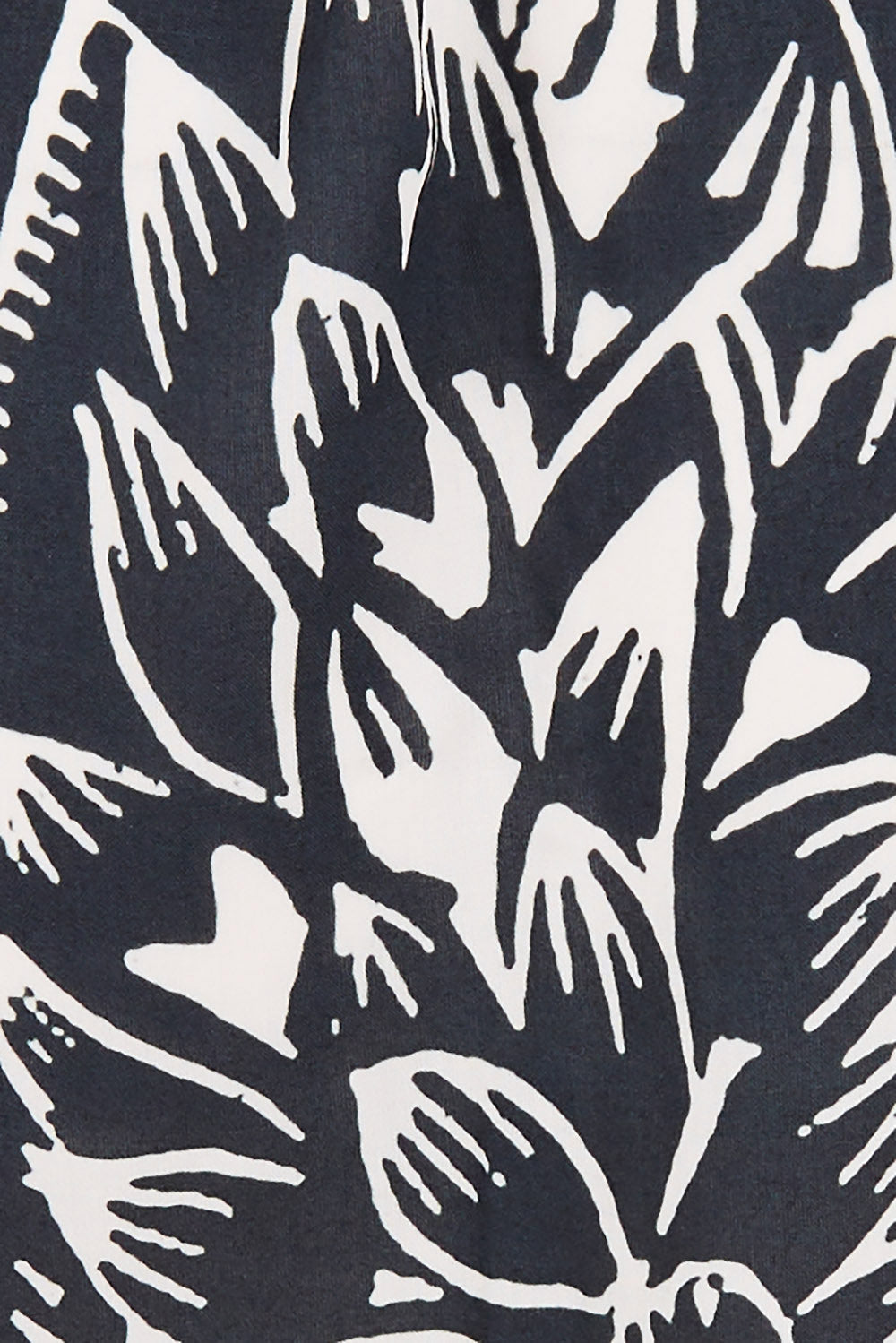 Product shot of the Georgia Dress in colour Navy (Blue), detail
