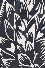 Product shot of the Georgia Dress in colour Navy (Blue), detail