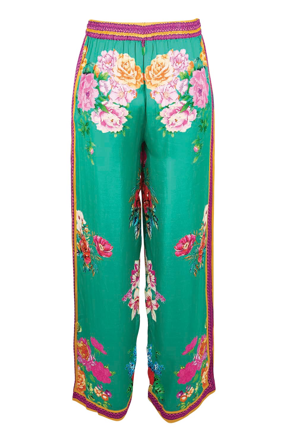 Product shot of the Liberte Pant – Green in colour Green, from the back