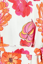 Product shot of the Sunrise Dress in colour Pink (Pink), detail