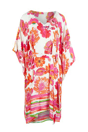 Product shot of the Sunrise Dress in colour Pink (Pink), from the front