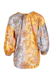 Product shot of the Willow Shirt in colour Multi, from the back