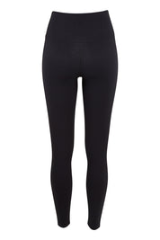 Product shot of the Ab Werk It Full Length Rib Tight in colour Black (Black), from the back