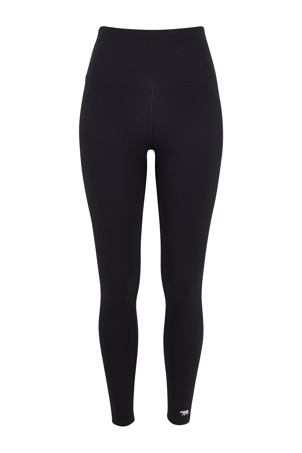 Product shot of the Ab Werk It Full Length Rib Tight in colour Black (Black), from the front