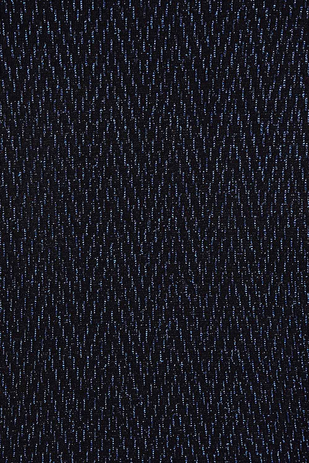 Product shot of the Emporium Dress in colour Sapphire (Blue), detail