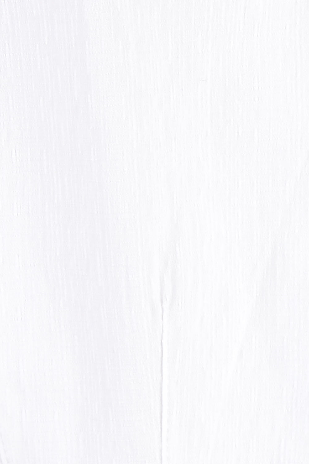 Product shot of the Front Zip Peplum Jacket in colour White (White), detail