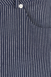 Product shot of the Liberty Cotton Maxi Skirt in colour Navy (Blue), detail