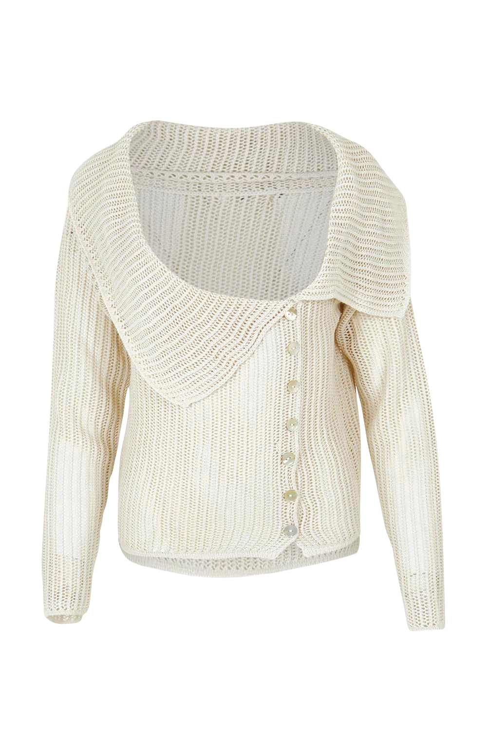 Product shot of the Xander Cardi in colour Bone, from the front