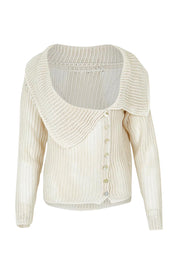 Product shot of the Xander Cardi in colour Bone, from the front