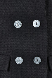 Product shot of the Nico Vest in colour Black (Black), detail