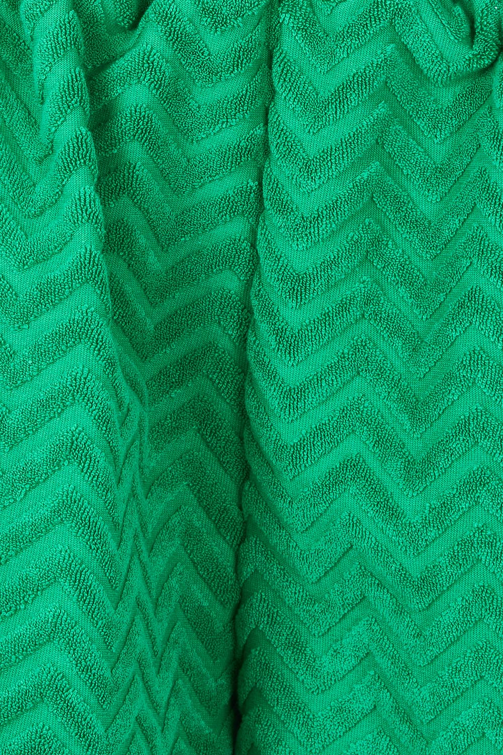 Product shot of the Codi Cotton Blend Short in colour Green (Green), detail