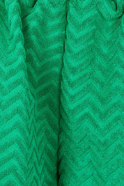 Product shot of the Codi Cotton Blend Short in colour Green (Green), detail