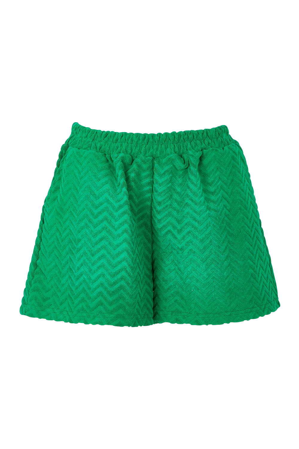 Product shot of the Codi Cotton Blend Short in colour Green (Green), from the front