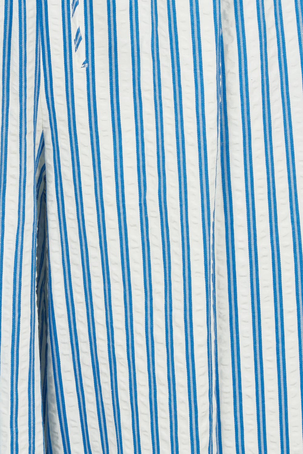 Product shot of the Aziza Pant in colour Bluewhite (Blue), detail