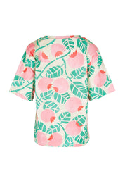 Product shot of the Solsken Tee in colour Crelingon, from the back