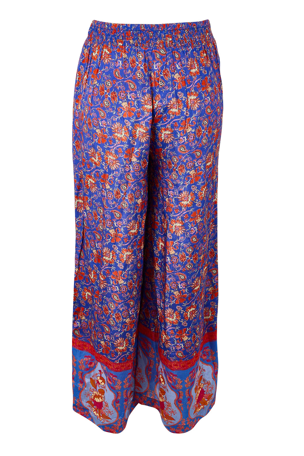 Product shot of the Turquoise Bay Pant – Rose in colour Rose, from the back