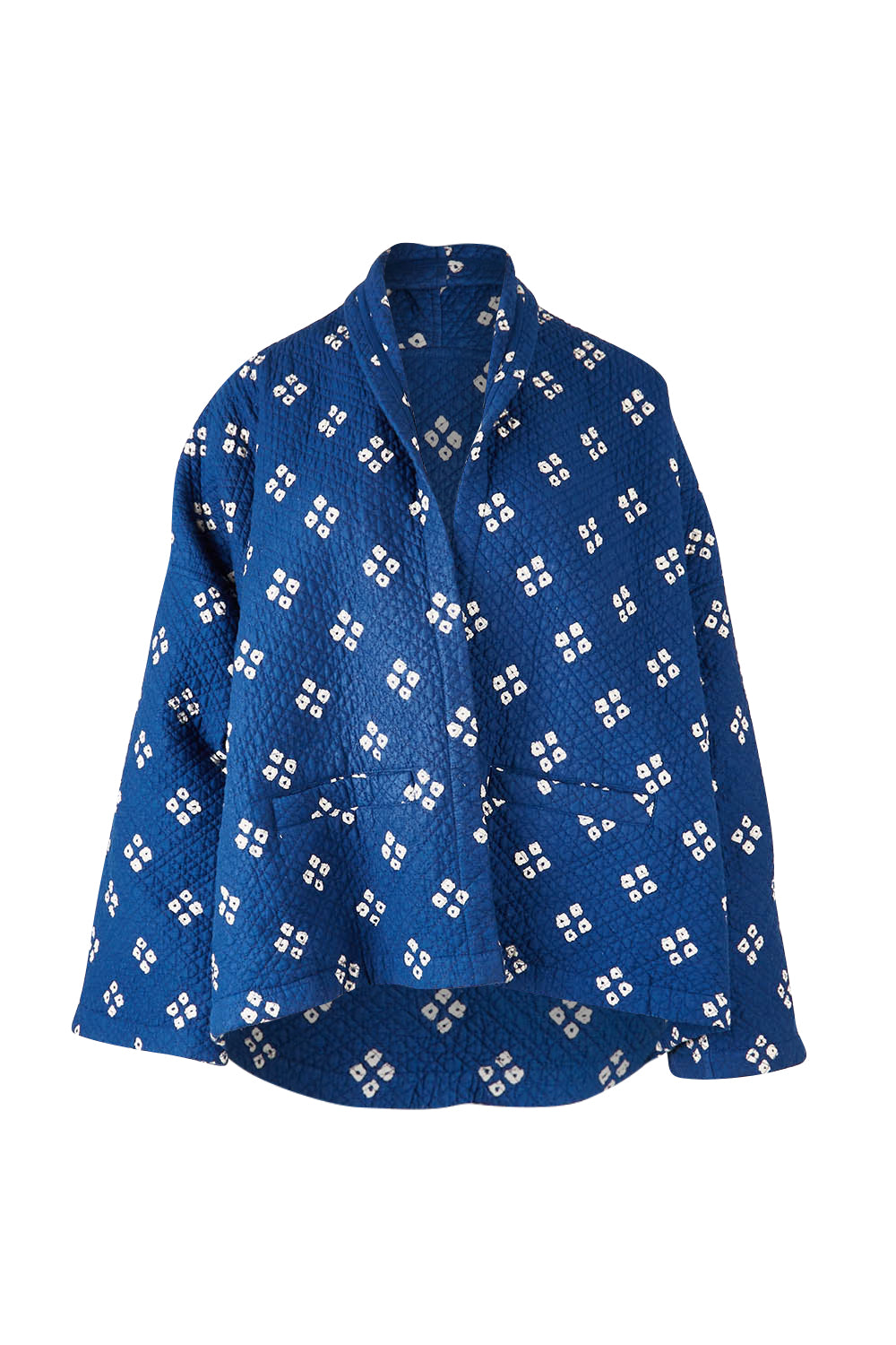 Product shot of the Nightcliff Beach Jacket in colour Navy (Blue), from the front