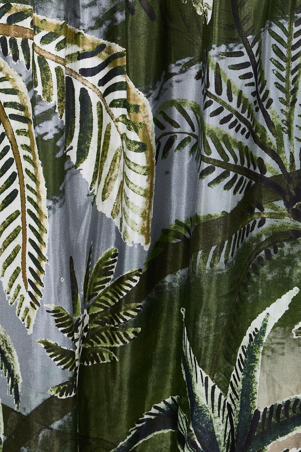 Product shot of the Palm Cove Long Skirt – Tropical in colour Tropical, showing detail