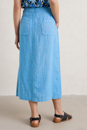 Preloved Rosewell Farm Skirt - Seablue