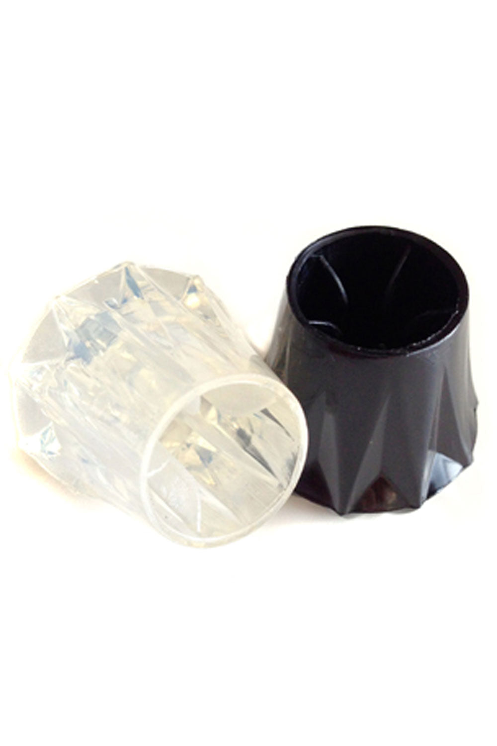 Product shot of the Stiletto Stoppers in colour Clear, detail